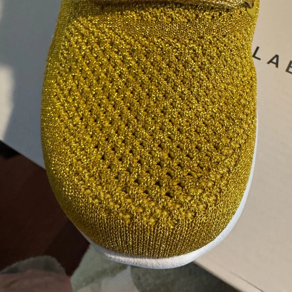 APL Women's Sneakers in Gold with Red and Blue Accents - Picture 7 of 9